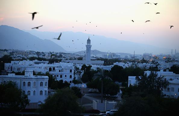 A general view of the Muscat skyline. (Chris Jackson/Getty Images)