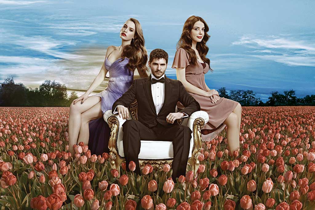 A promotional photo for MBC's Turkish drama Laila.