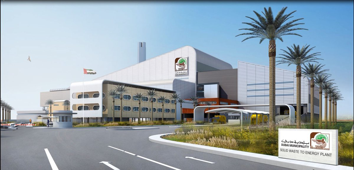 The $680 million (AED2.5bn) plant is designed to treat 1.82-million tonnes of solid waste annually, with a total capacity to generate 185 MW of electricity.