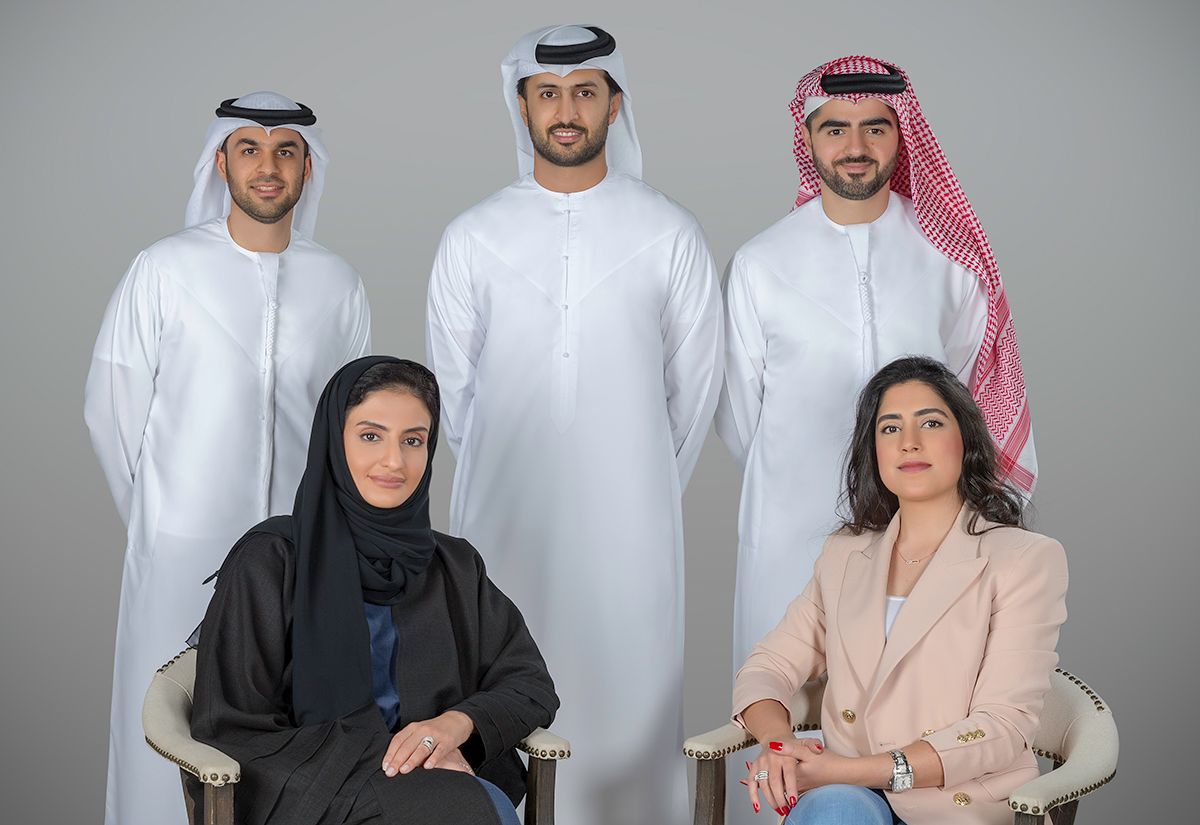 Yahya Mohamed, Kamal Al Mazmi, Faisal Falaknaz, Alia Al Hashimi and Hadeel Marie are the team behind Boksha.com.