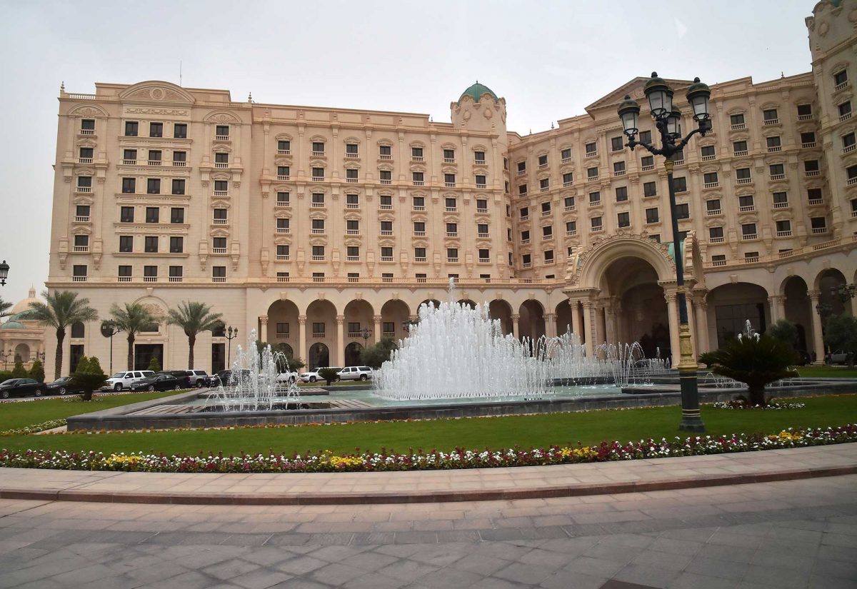 The Ritz Carlton Riyadh which was turned into a detention centre during the anti-corruption purge.