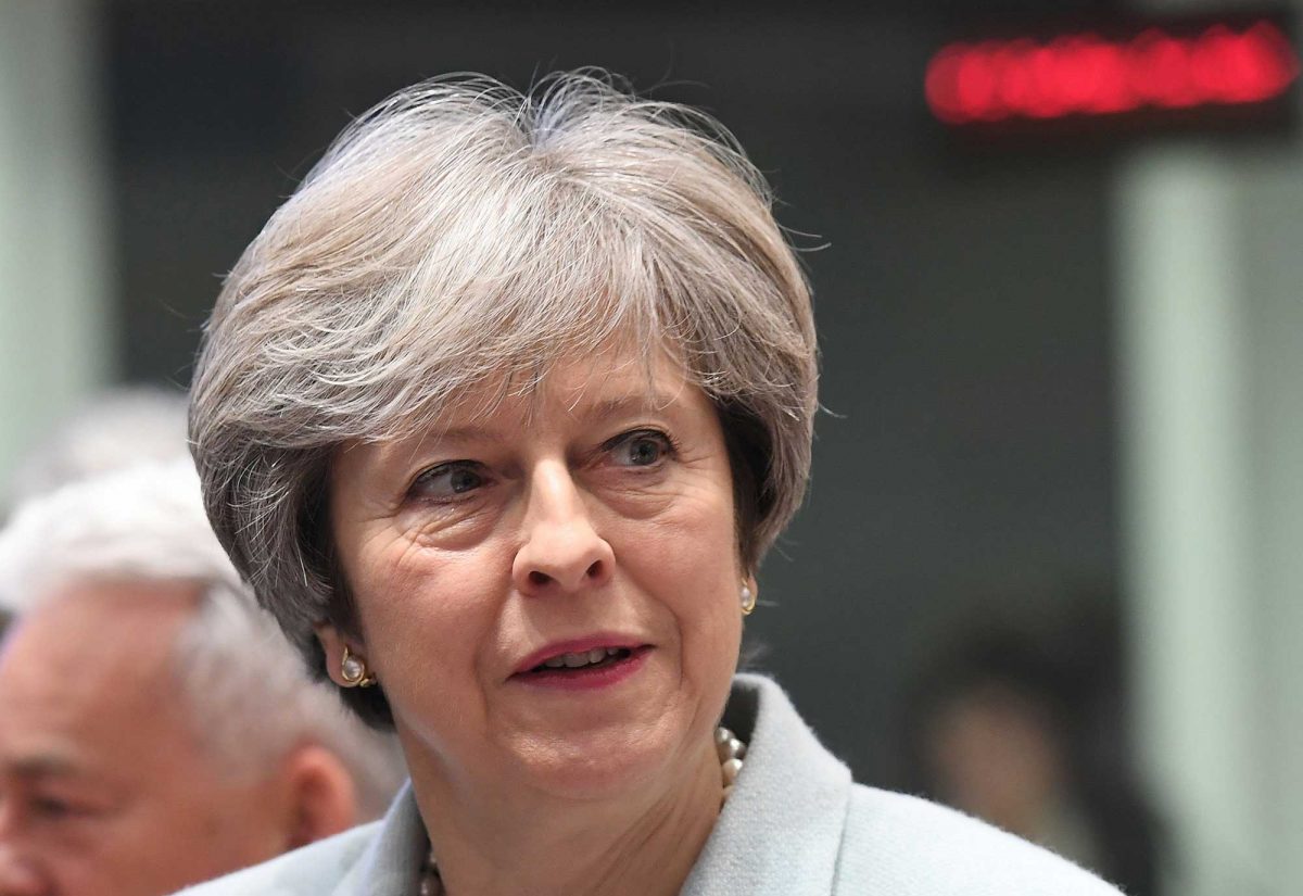 British Prime Minister Theresa May. (EMMANUEL DUNAND/AFP/Getty Images)