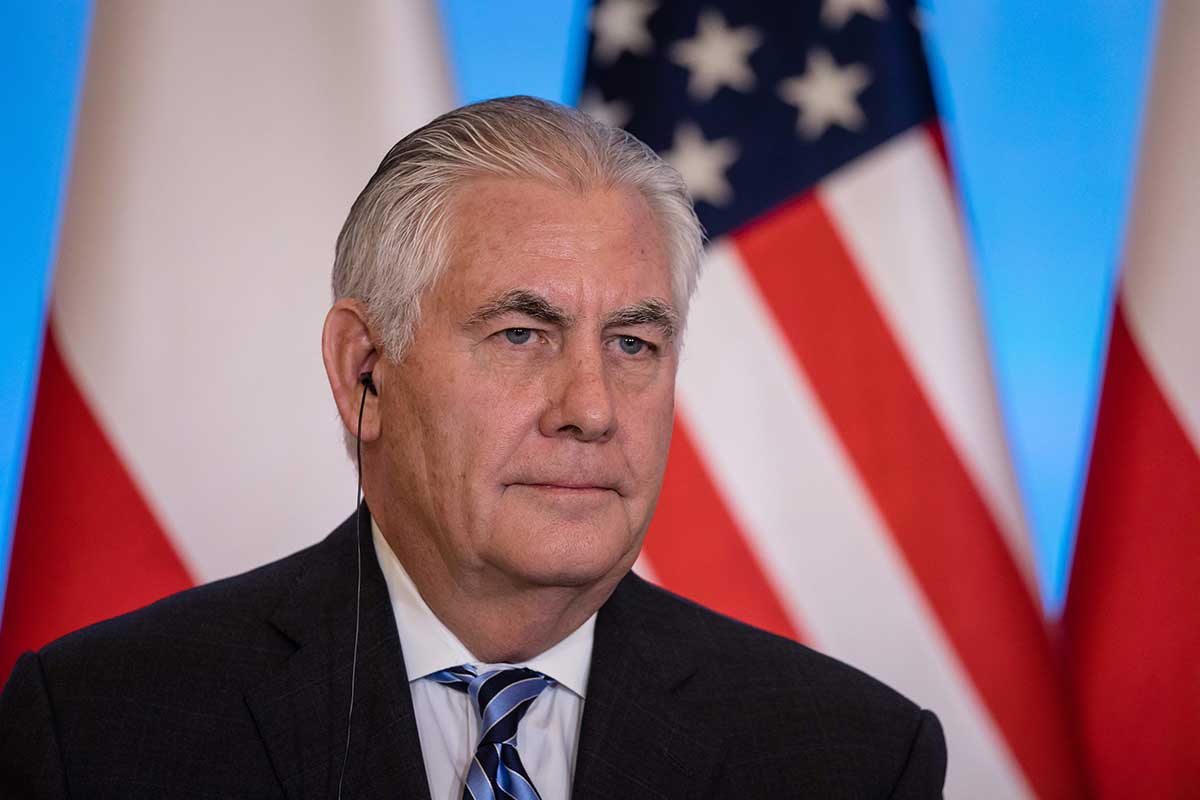 The State Department said Tillerson would travel to the region between February 11 and 16.