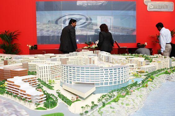 A model of the Smart City Kochi project.