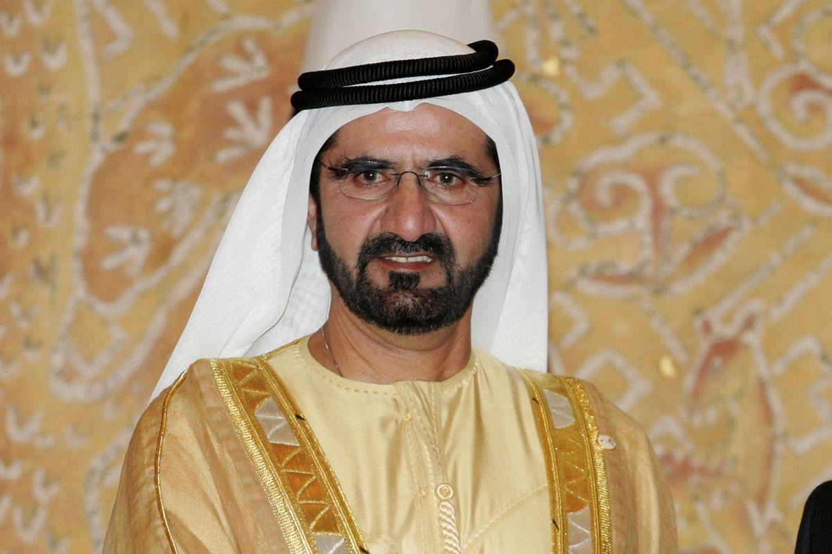 SEOUL SOUTH KOREA  MAY 22 United Arab Emirates Prime Minister and Ruler of Dubai Sheikh Mohammed bin Rashid alMaktoum L shakes hands with South Koreas President Roh MooHyun before their meeting at President House on May 22 2007 in Seoul South Korea Sheikh Mohammed arrived in South Korea on May 21 for a twoday visit to discuss ways to enhan