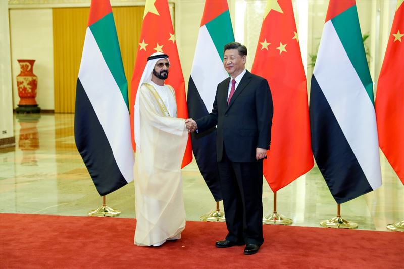 Sheikh Mohammed said that the UAE is working to further enhance its relationship and expand collaboration with China following the visit of Xi Jinping to the UAE last year.