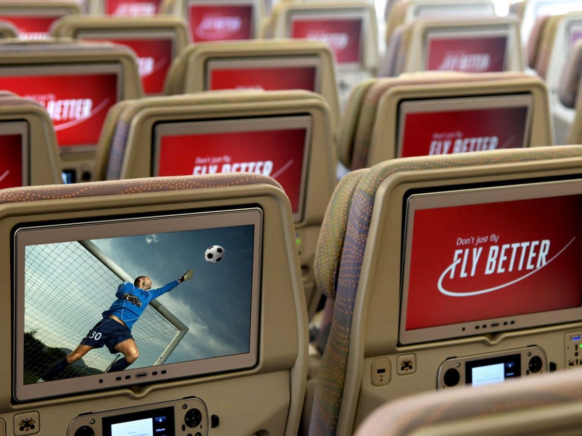 Emirates currently has 175 aircraft equipped with Live TV including all Boeing 777 and select Airbus 380s.