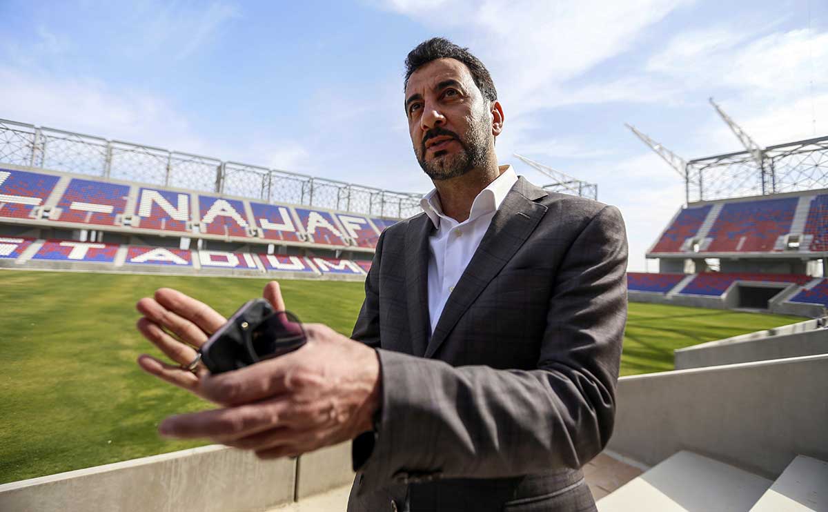 "Politics is present in every domain, and Saudi Arabia has major political weight," Sports and Youth Minister Abdulhussein Abttan told AFP in an interview at the international stadium of Najaf, south of Baghdad.