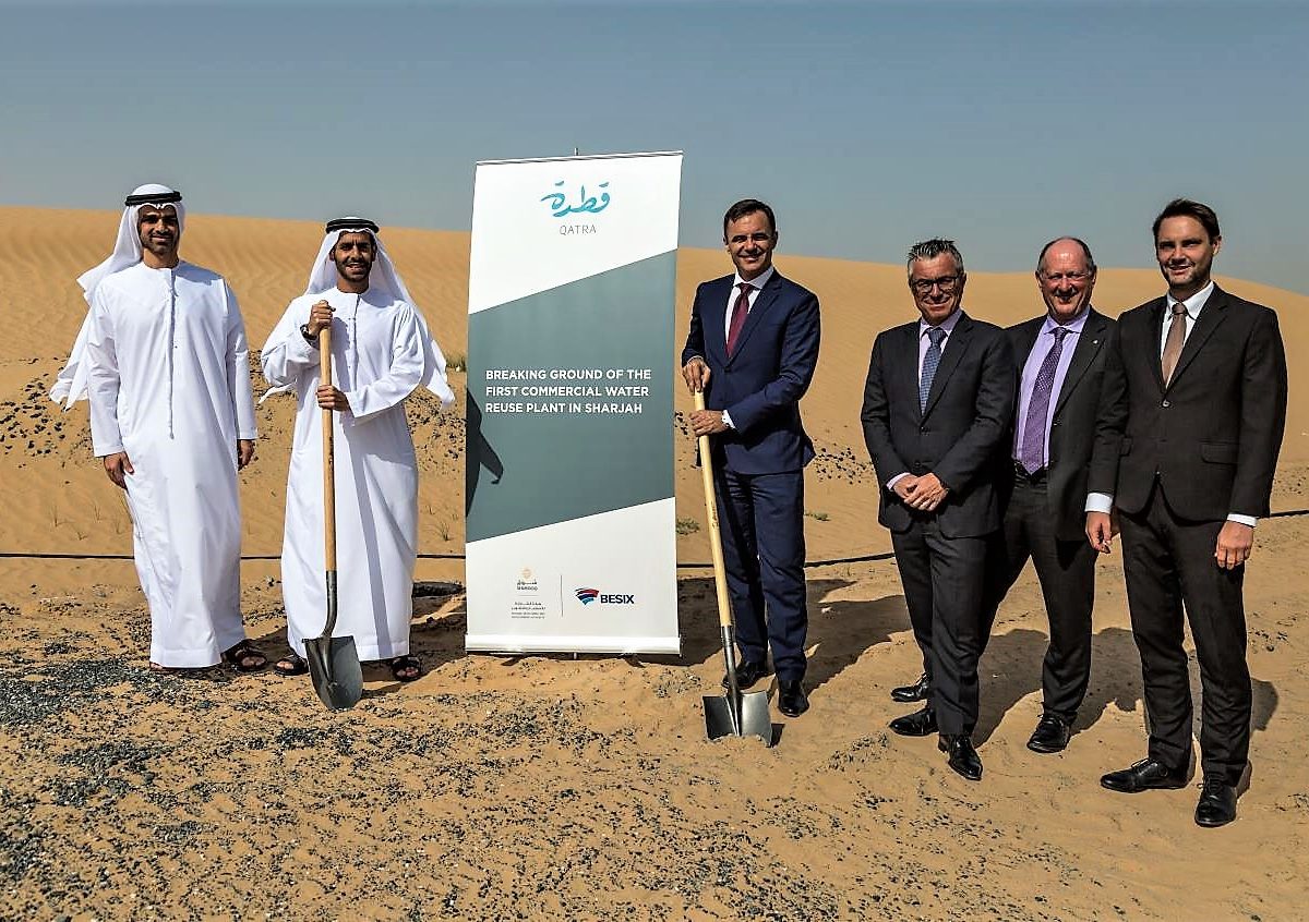 Set for completion in January 2020, the plant will produce 5,000 cubic metres of high-quality water per day for non-drinking purposes.