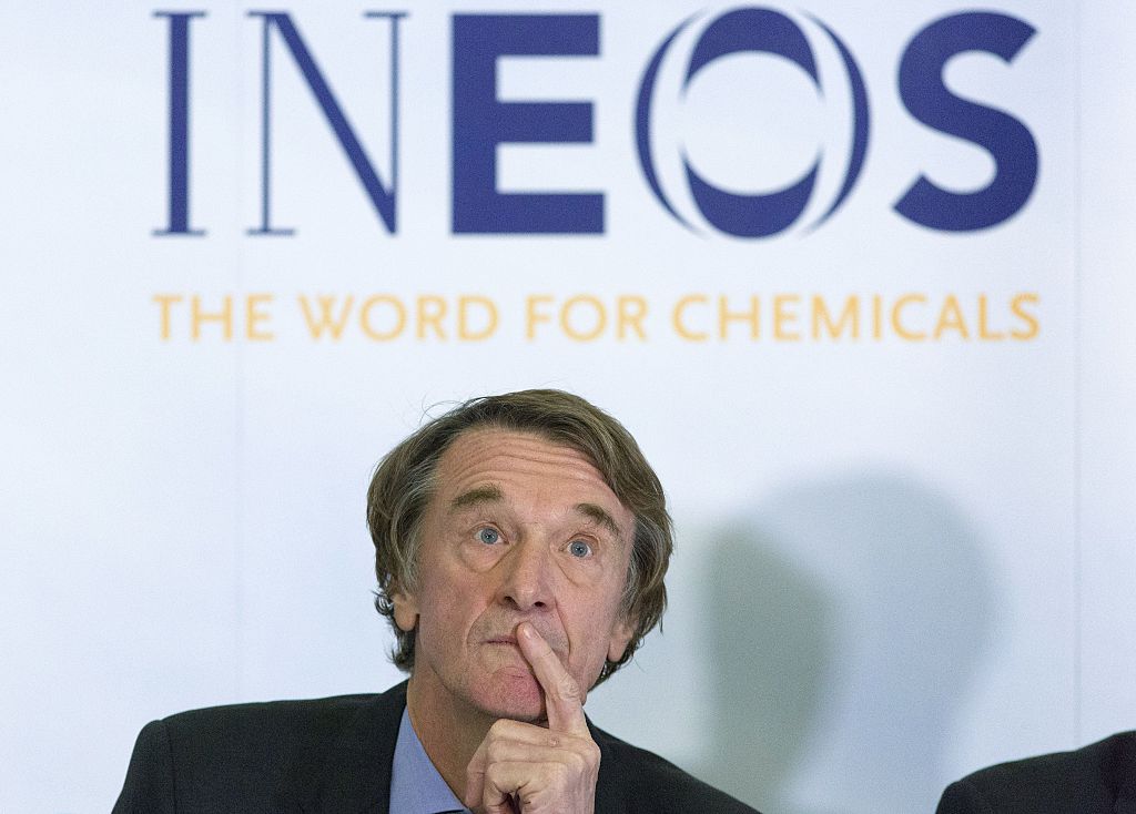 Jim Ratcliffe, chairman and chief executive of petrochemical firm Ineos. (JUSTIN TALLIS/AFP/Getty Images)