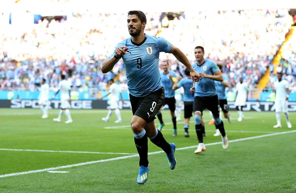 FIFA World Cup 2018 Uruguay Reach Knockout Stage In Russia Photos   MRH71xg1 Uruguay Saudi Fifa World Cup 1 