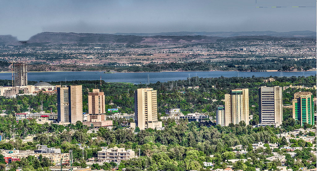 A general view of Islamabad where the property show is taking place in April.