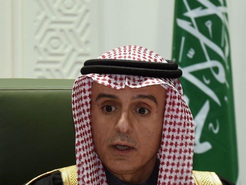 Saudi Foreign Minister Adel Al-Jubeir.