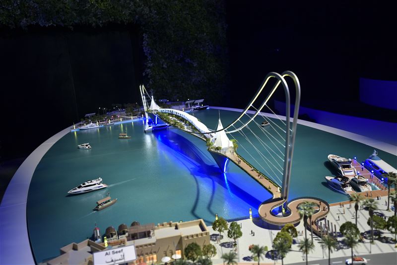 Sky Garden is slated to be a new tourist destination for residents and visitors and will connect many of the city's landmarks along the shores of Dubai Creek.