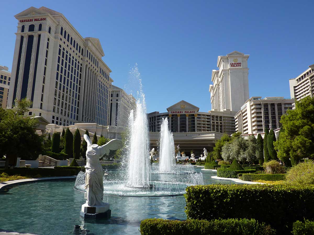 Caesars Palace hotel in Las Vegas.