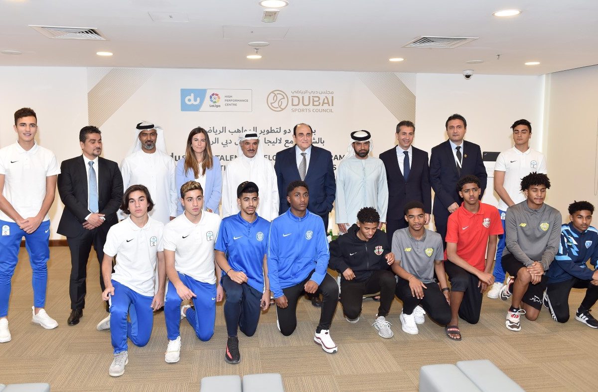 Under the new partnership, two players from each of the four Dubai clubs - Al Nasr, Al Wasl, Shabab Al Ahli and Hatta - will join the du LaLiga HPC summer program in Spain.