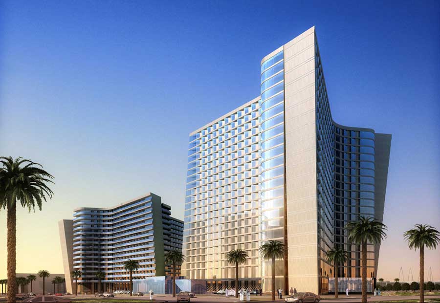 The Hilton Riyadh Hotel and Residences.