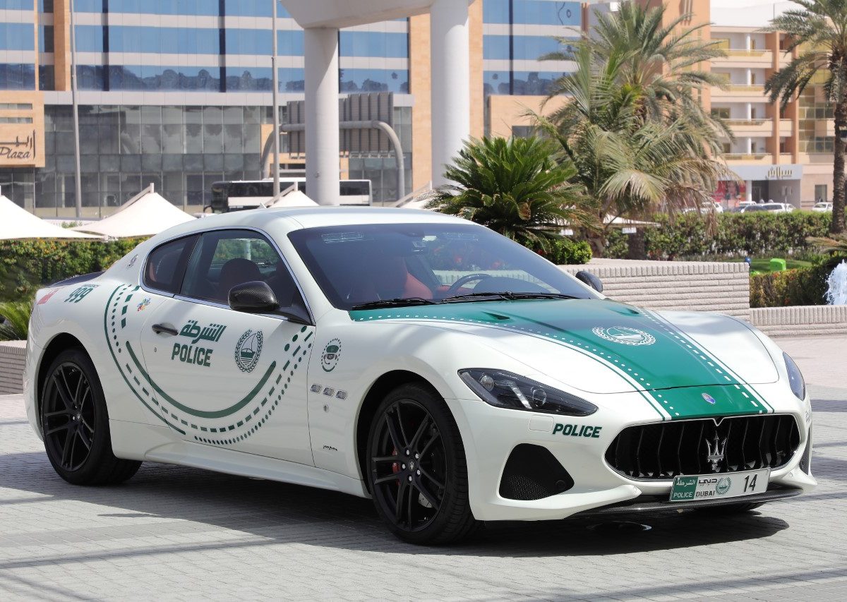 The addition of the Maserati GranTurismo increases the number of luxury patrol vehicles in the Dubai Police fleet to 15.