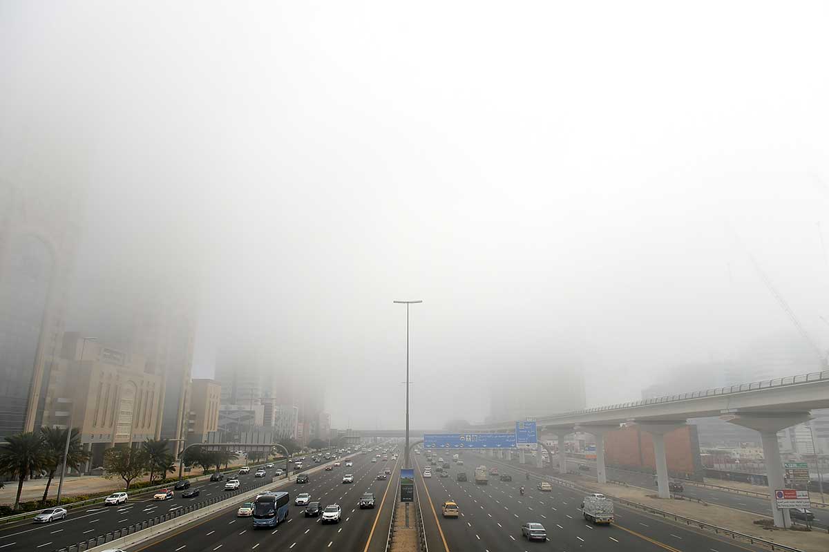 Visibility was expected to be less than 500 metres over some coastal and internal areas of the country.