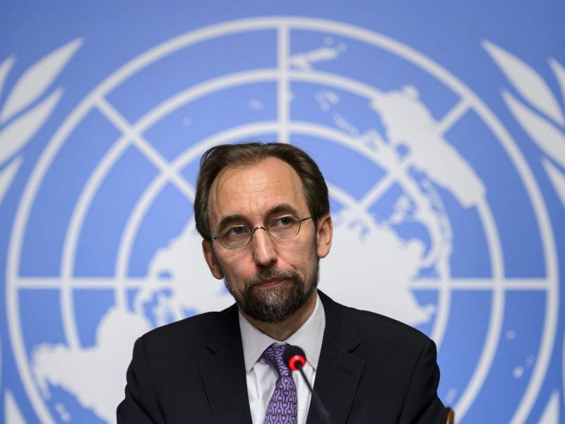 High Commissioner of the United Nations (UN) for Human Rights, Zeid Raad al-Hussein of Jordan. (Getty Images)