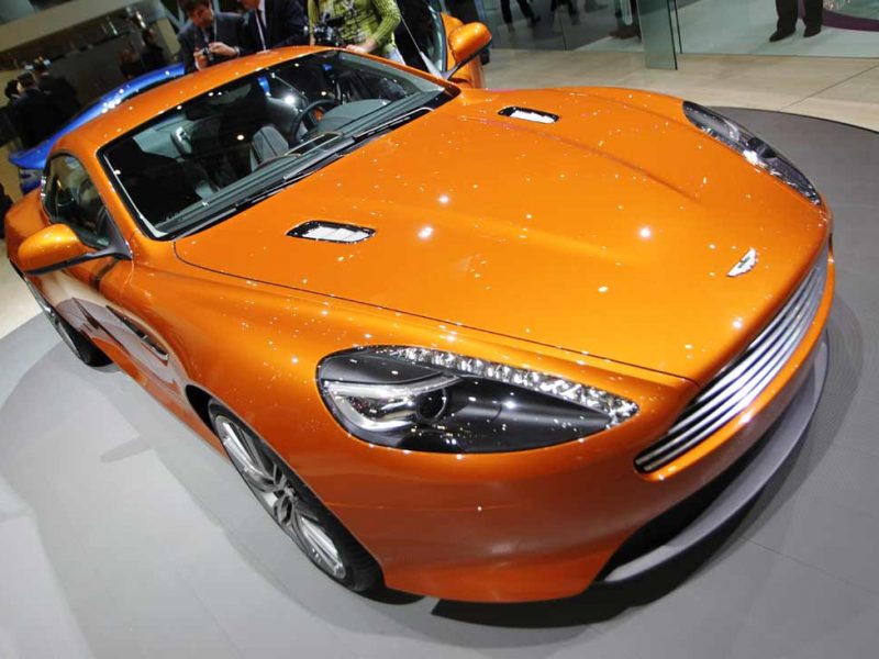 Aston Martin, the luxury British sports car brand, co-owned by Kuwait’s Investment Dar, will be launched in India. (Getty Images)