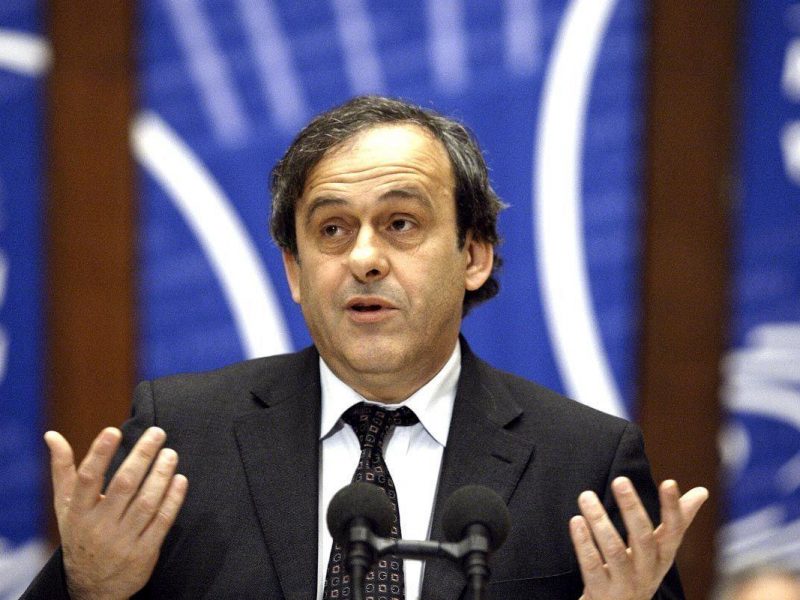 UEFA president Michel Platini