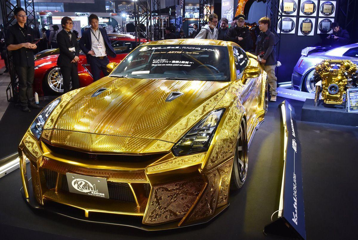 Photos: $1 Million Gold Car Unveiled In Automechanika Dubai - Arabian ...