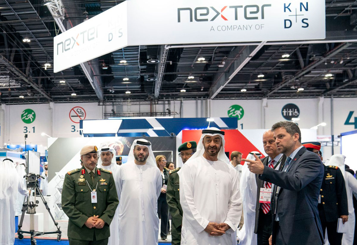 In pictures: Crown Prince of Abu Dhabi tours UMEX and SimTEX - Arabian ...