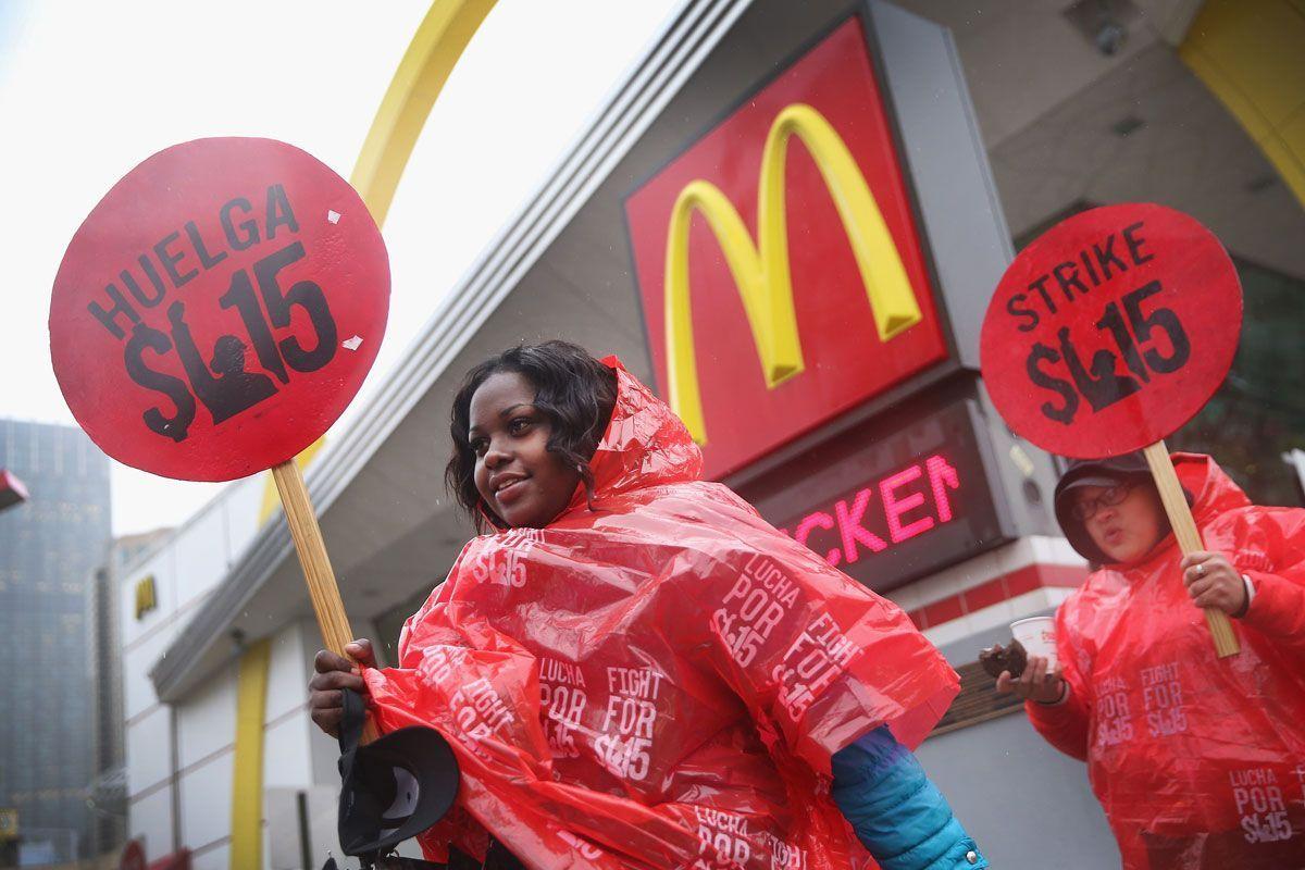 US Fast Food Workers Strike Arabian Business