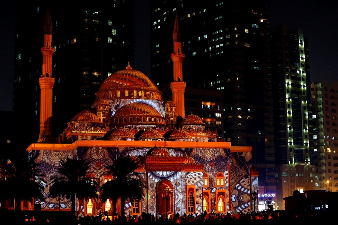 In pictures: Sharjah Light Festival 2020 dazzles spectators across emirate  - Arabian Business