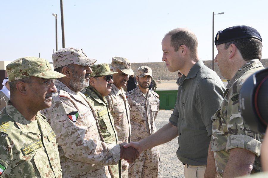 In pictures: Prince William's visit to Kuwait, Oman - Arabian Business