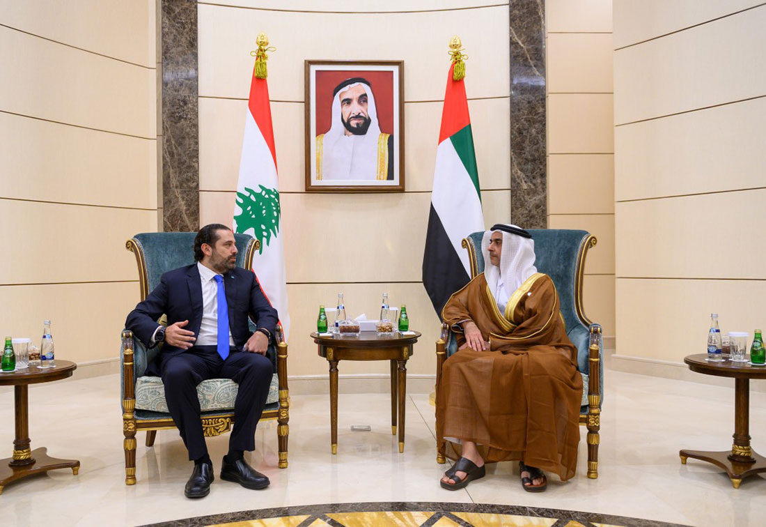 Gallery: Mohamed bin Zayed receives Lebanese Prime Minister Saad Hariri ...