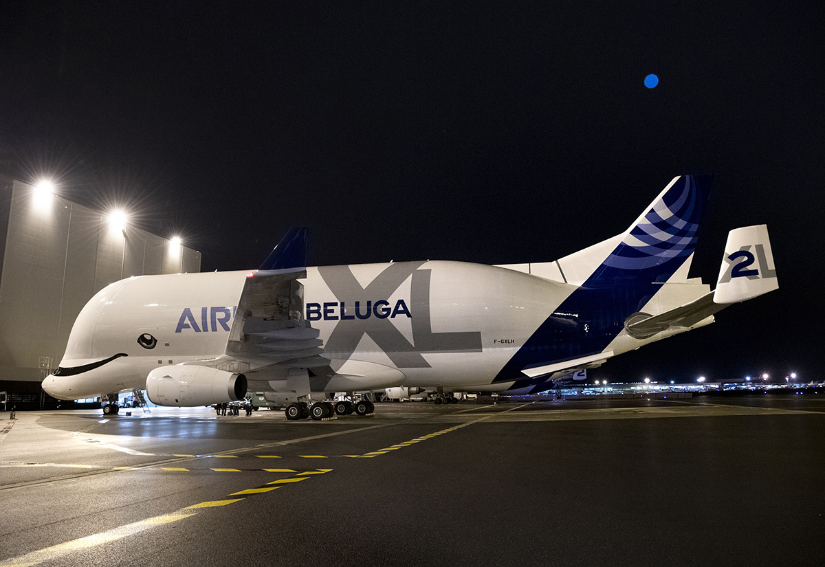 In pictures: Airbus' first BelugaXL freighter enters service - Arabian ...