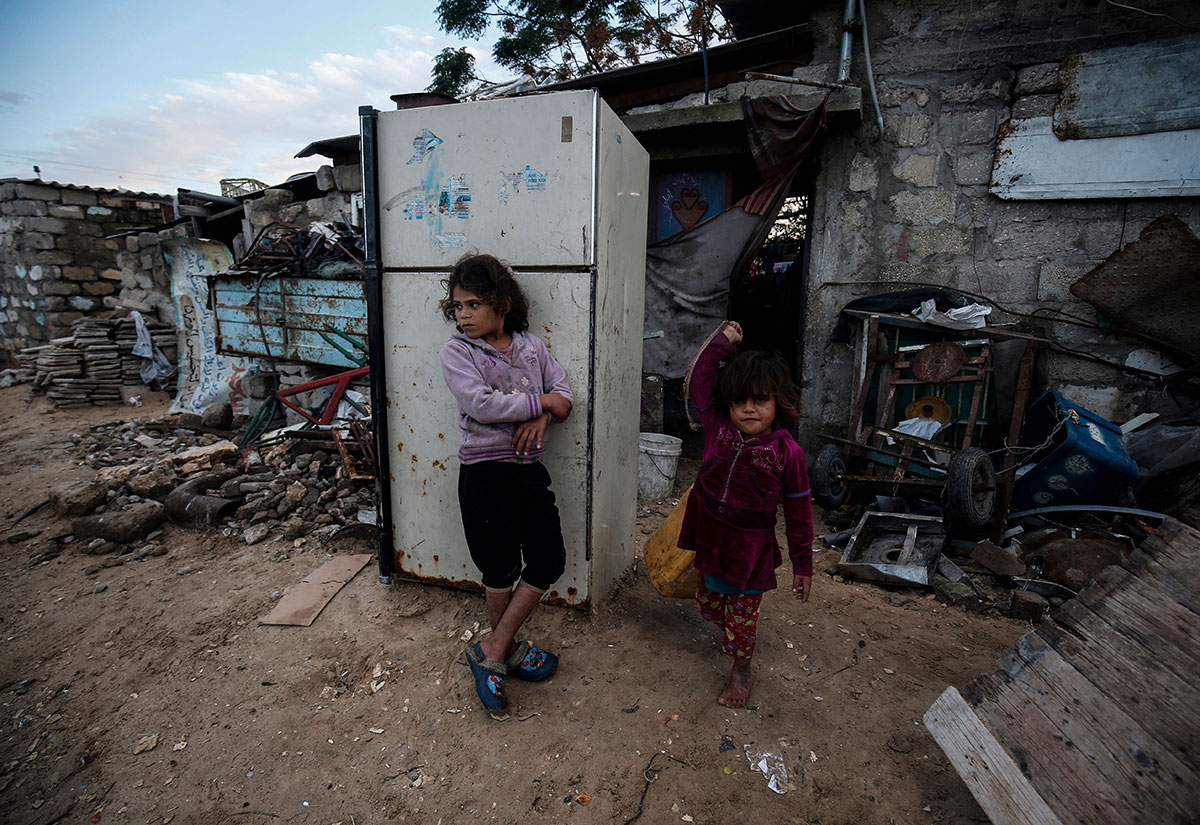 In pictures Daily life in the Gaza Strip refugee camp Khan Younis