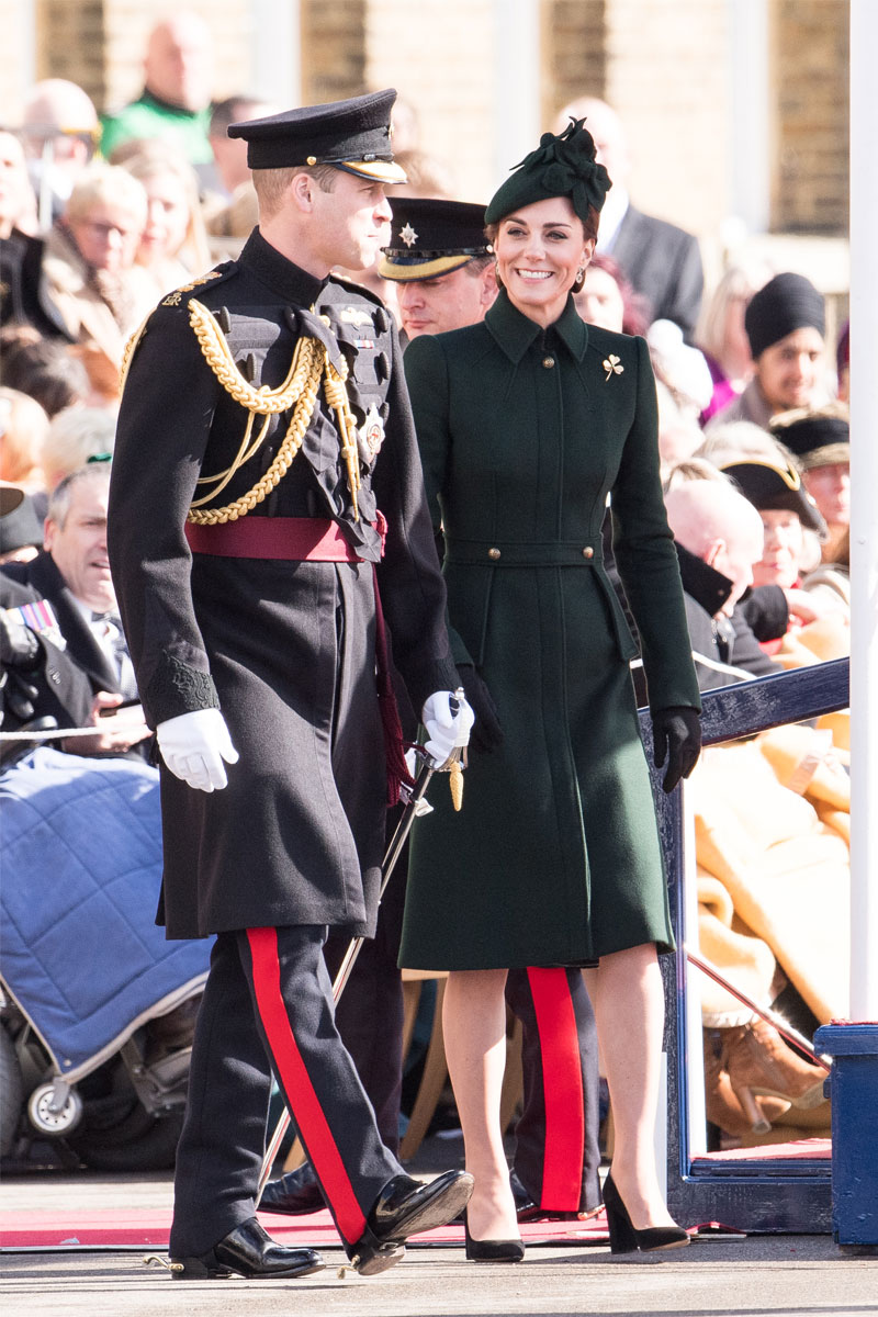 In pictures: British royal couple attend St Patrick's Day parade ...