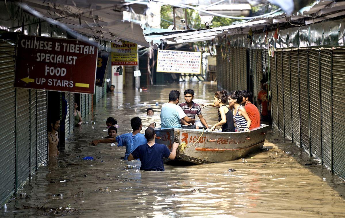 Monsoons bring floods to India  Arabian Business