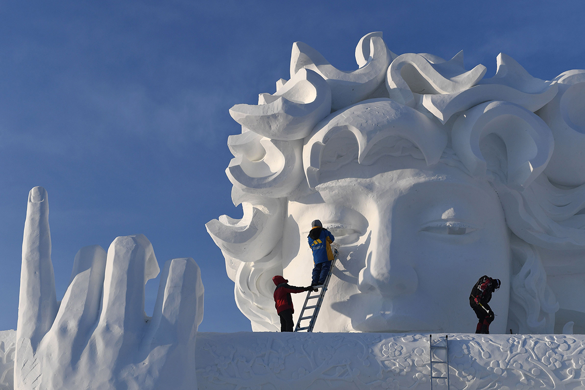 In pictures: World-renowned Harbin Ice and Snow Sculpture festival ...