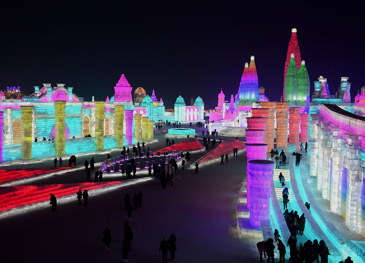 In pictures: World-renowned Harbin Ice and Snow Sculpture festival ...