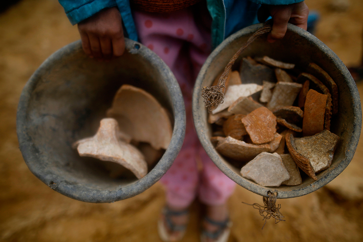 In Pictures: Ancient Graves Uncovered In Gaza - Arabian Business ...