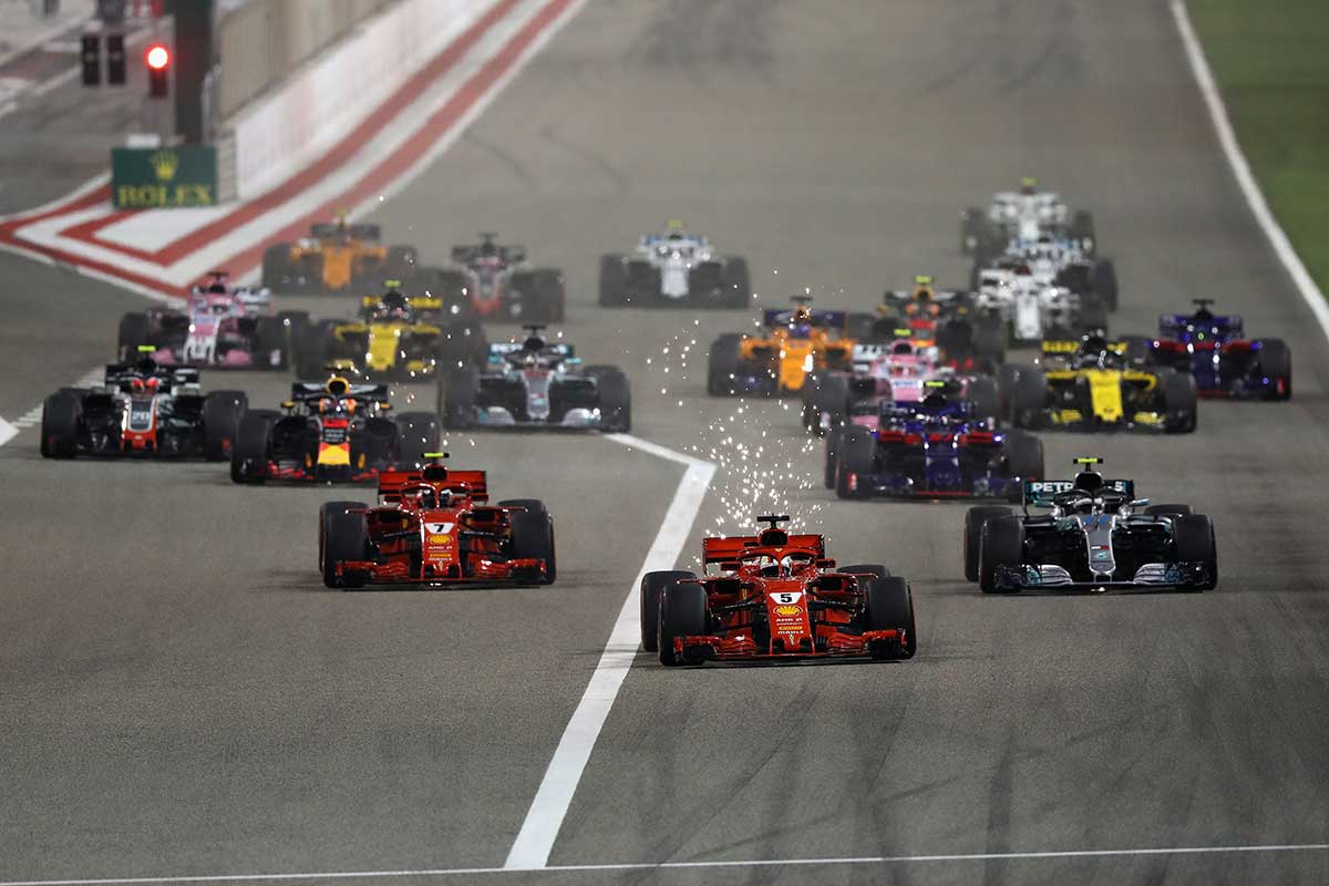 In pictures: Vettel wins the Bahrain F1 Grand Prix - Arabian Business ...