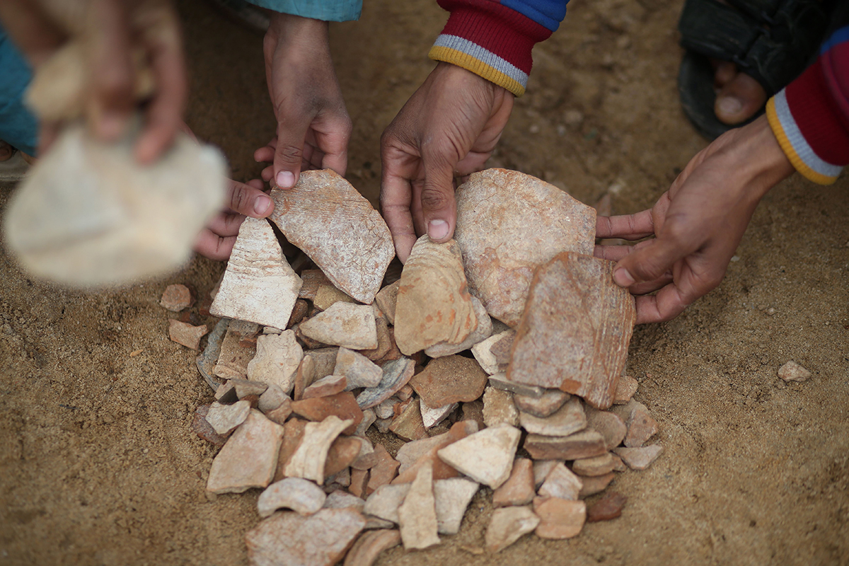 In Pictures: Ancient Graves Uncovered In Gaza - Arabian Business ...