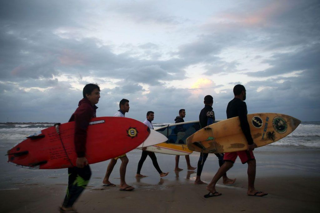 In pictures: Surfing in Gaza - Arabian Business