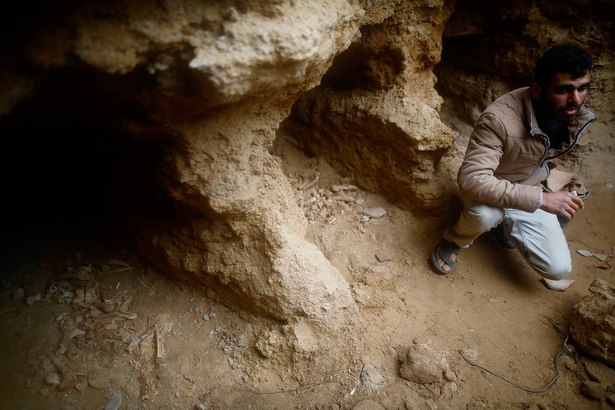 In pictures: Ancient graves uncovered in Gaza - Arabian Business ...
