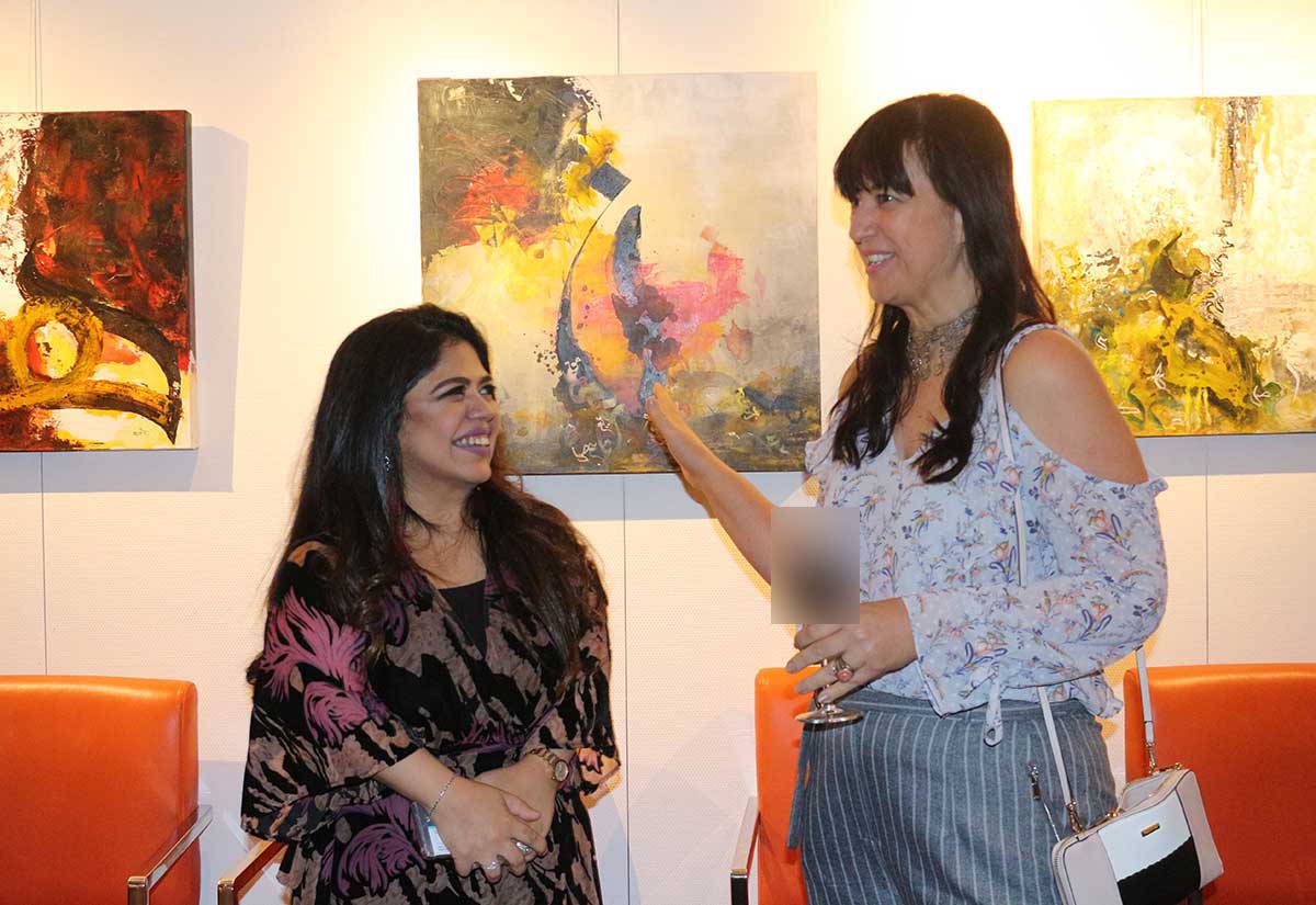 In pictures: UAE-based artist Sanaa Merchant launches Z Gallery ...