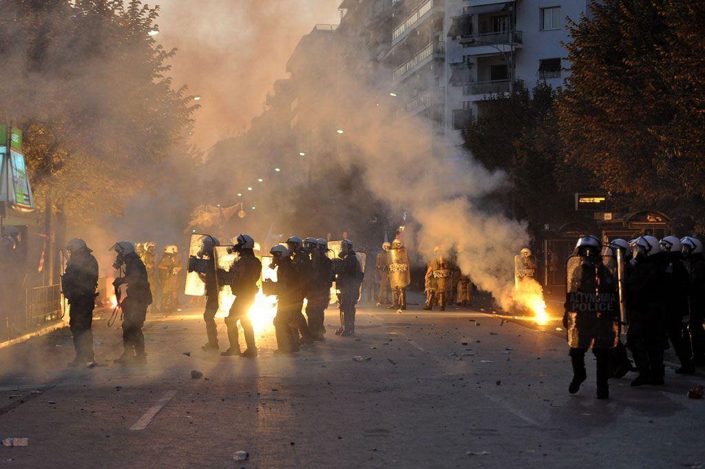 Greek PM promises to save country amid massive protests - Arabian Business