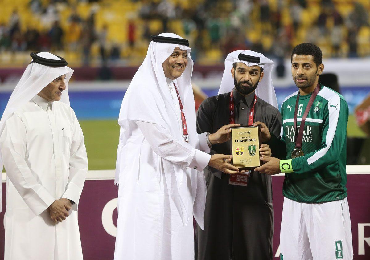 In pictures: Friendly football match between FC Barcelona and Saudi ...