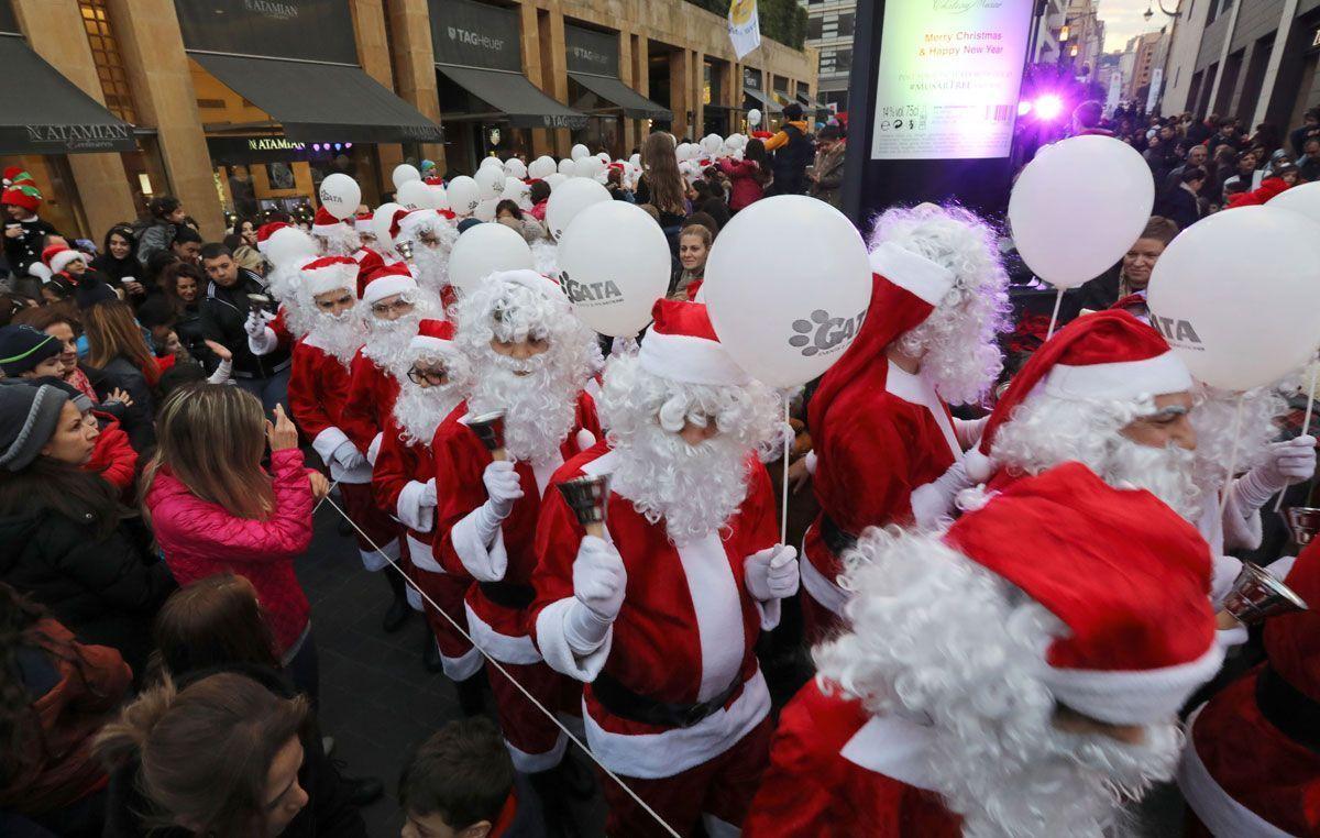 In pictures Christmas celebration kicks off in Lebanon Arabian Business