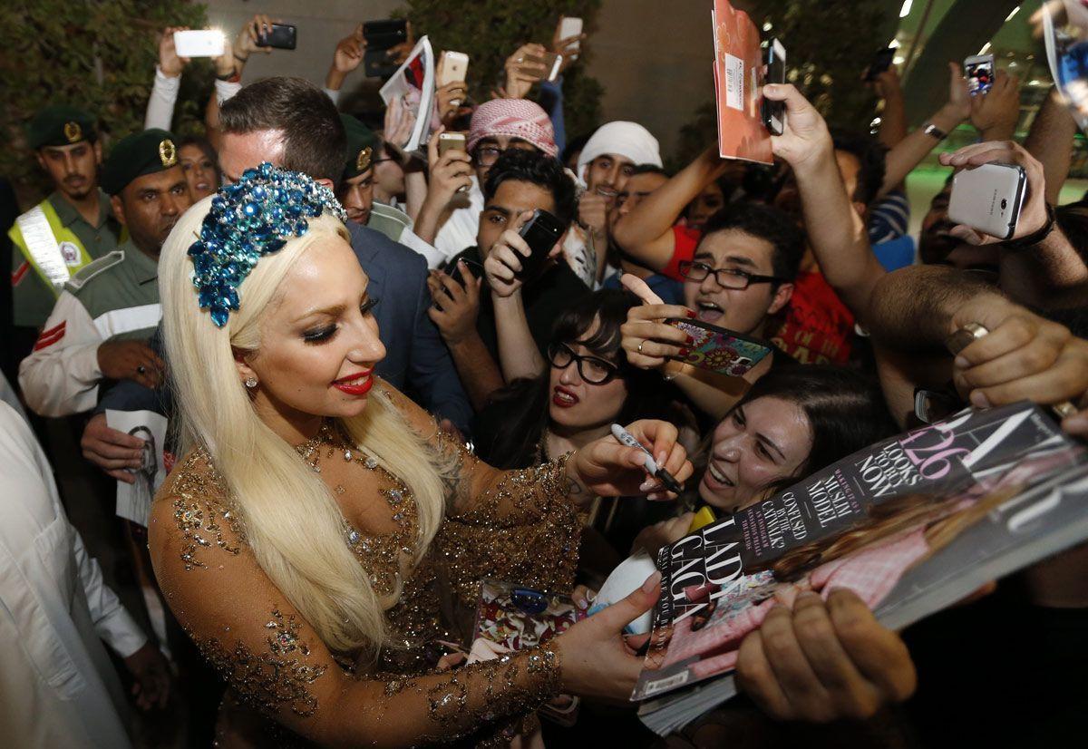 In pictures: Lady Gaga arrives at Dubai Airport - Arabian Business: Latest  News on the Middle East, Real Estate, Finance, and More