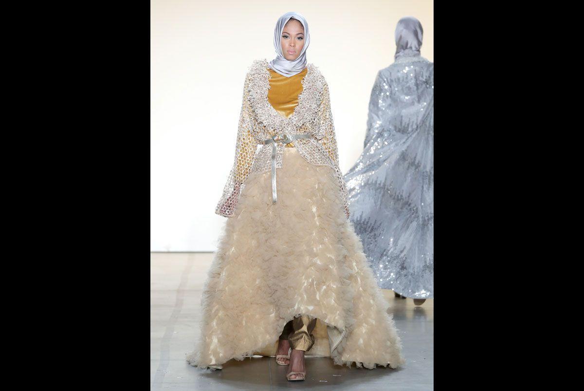 In pictures: Hijabs hit the NYC Fashion Week runway - Arabian Business