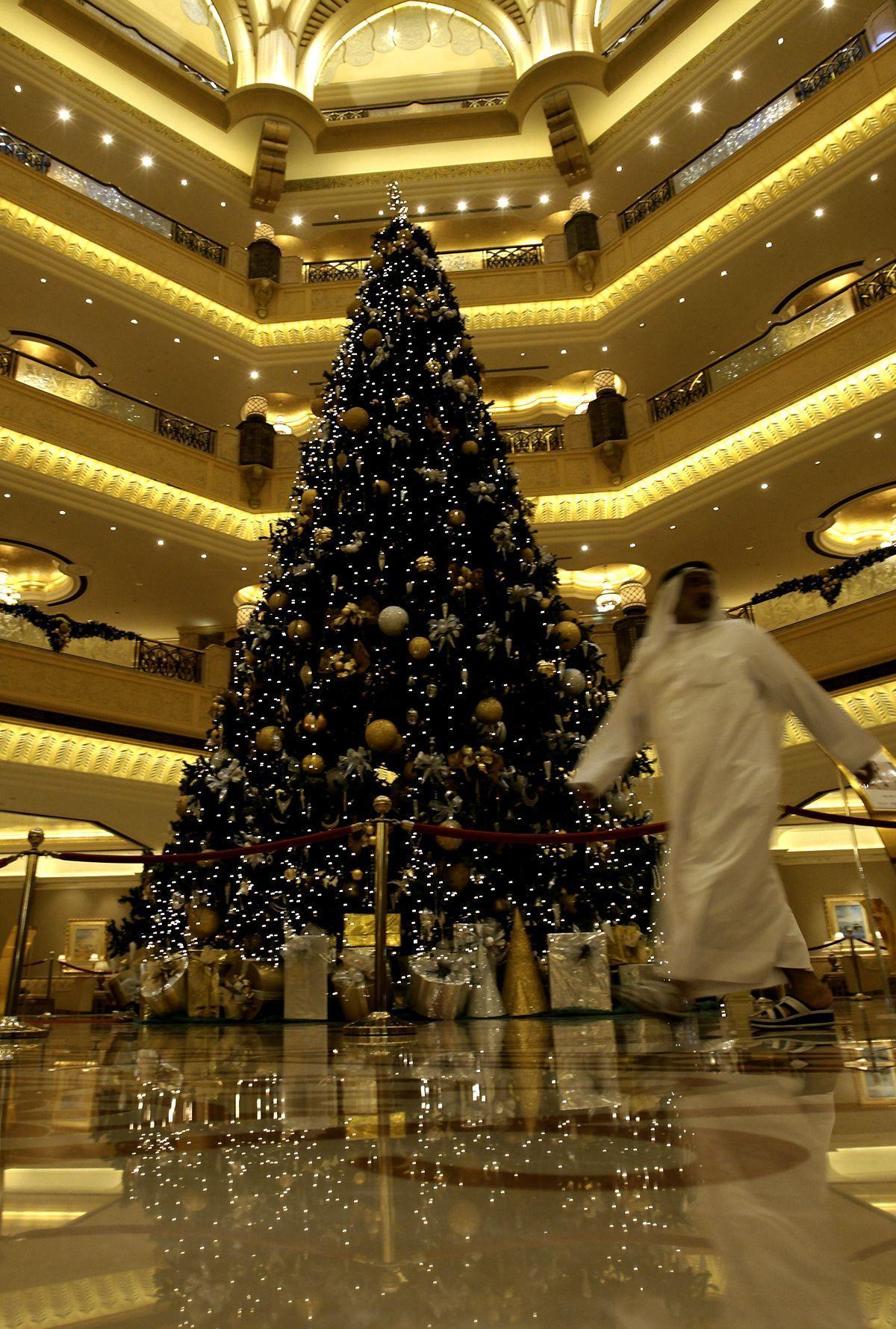 Emirates Palace unveils 11m Christmas tree Arabian Business